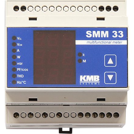 SMM-33, multifunctional measuring device for the 3phase powerline, RS-485