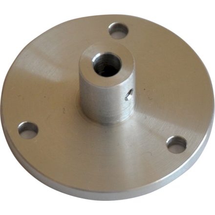 Mounting flange center, dural (for 6mm neck tube)