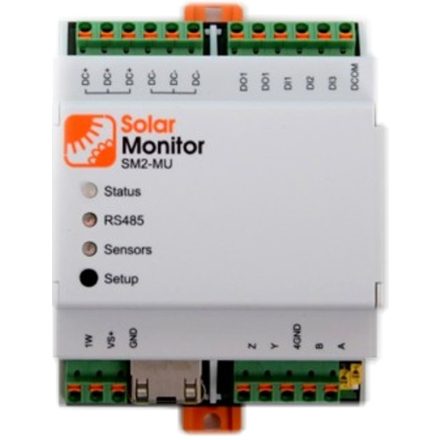 Solar Monitor 60 - Monitoring for 6 inverters, connection of sensors and output devices