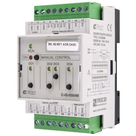 C-IS-0504M; CIB, 3x AI/DI, 3x RO, 1x PWM (4W), 2x AI resistance measuring by AC)