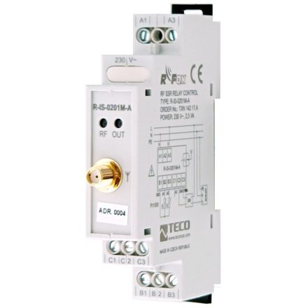R-IS-0201M-A; RFox2, 2x AI / DI, 1x AO / PWM- for control of external SSR, 1f, radio type A